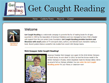 Tablet Screenshot of getcaughtreading.org